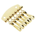 thumbnail image 4 of Teclado con 6 llaveros, teclado metálico, gancho para llaves, riel para ganchos dorado, 4 of 9