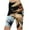 Yellow, variant on OKBOP Shorts for Women Plus Size Black Activewear Active Fit Biker Shorts Leopard Print Slim-Leg Workout Bottoms