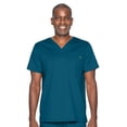 thumbnail image 1 of Landau ProFlex Tailored Fit Comfort Stretch 2-Pkt V-Neck Scrub Top for Men 4259, 1 of 1