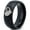Black Dome Polish Tungsten, variant on Tungsten Paw Print Heart Shaped Band Ring 8mm Men Women Comfort Fit Black Dome Polished