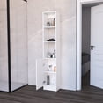 thumbnail image 4 of White, Contemporary Cabinet - Provide Bathroom Storage Solution, 4 of 4