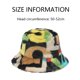 thumbnail image 2 of Gorro de invierno unisex para hombre y mujer, gorro cálido de piel de conejo sintética con estampado de leopardo, gorro de lavabo para niños, gorro de pescador, 2 of 5