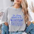 thumbnail image 4 of Jollimate In Loving Memory of My Mom Shirt, Memorial Angel Wings Graphic Tee, Remembrance Gift, 4 of 6