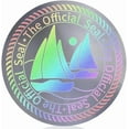 thumbnail image 5 of 10sheets 490pcs Tamper Evident Labels Sailboat Holographic Security Seal Sticker Self Adhesive Laser Sticker Tamper Resistant Stickers Waterproof Labels for Card Craft Paper - 6.7x6.7 inch, 5 of 7