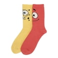 thumbnail image 3 of Spongebob Squarepants Spongebob and Patrick Womens Chenille Cozy Crew Socks, 3 of 7