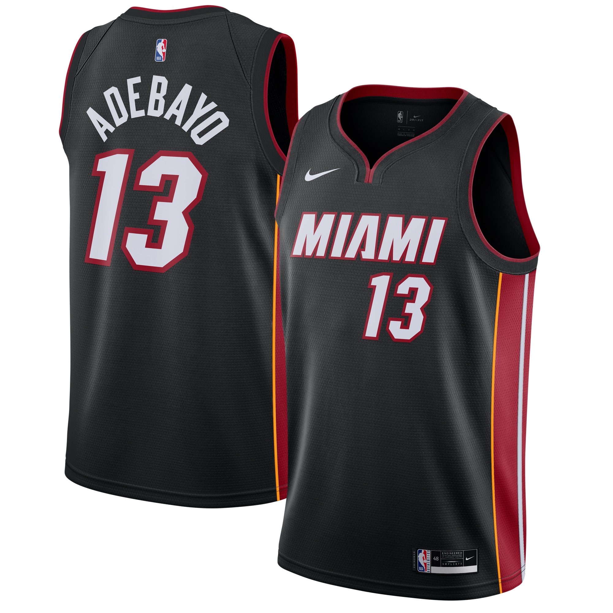 adebayo miami heat jersey