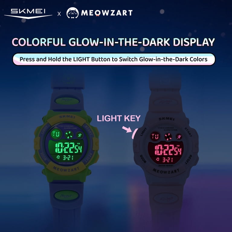 SKMEI Kids Digital Sport Watch with Colorful LED photo 6