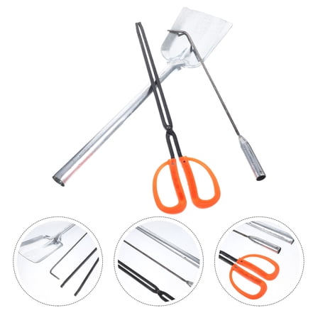 1 Set Fireplace Tools Set Winter Fireplace Accessory Chimney Poker Fire Hook Fireplace Products