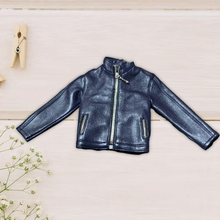 MERIGLARE 1/6 PU Leather Jacket, Miniature Costume, Stylish Retro Fancy  Dress for 12'' Male Dolls, Figure, Accessories Costume blue - Walmart.com