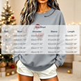 thumbnail image 5 of Ichuanyi Women's Crewneck Long Sleeve Christmas Graphic Sweatshirt Cute Christmas Print Casual Pullover Top, 5 of 5