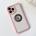 thumbnail image 6 of Cute Candy iPhone 14 Pro Clear Case,360° Rotatable Kickstand Holder Military Grade Dropproof Shockproof Slim Soft Silicone Protective Phone Cases Cover 6.1"(Purple), 6 of 12