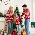 thumbnail image 4 of Christmas Family Matching Sweater Sets, Knitted Sweater Thickened Plush Warm Style, Long Sleeved Pajamas Set, Xmas Festival Pjs, Christmas Theme Pajamas, 4 of 7