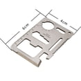 thumbnail image 4 of Lefu 14-IN-1 Multi Function Survival Pocket Card Tool Outdoor Camping Gear, 4 of 9