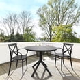 thumbnail image 6 of Compamia Sky Round Dining Table 42 inch Black, 6 of 6