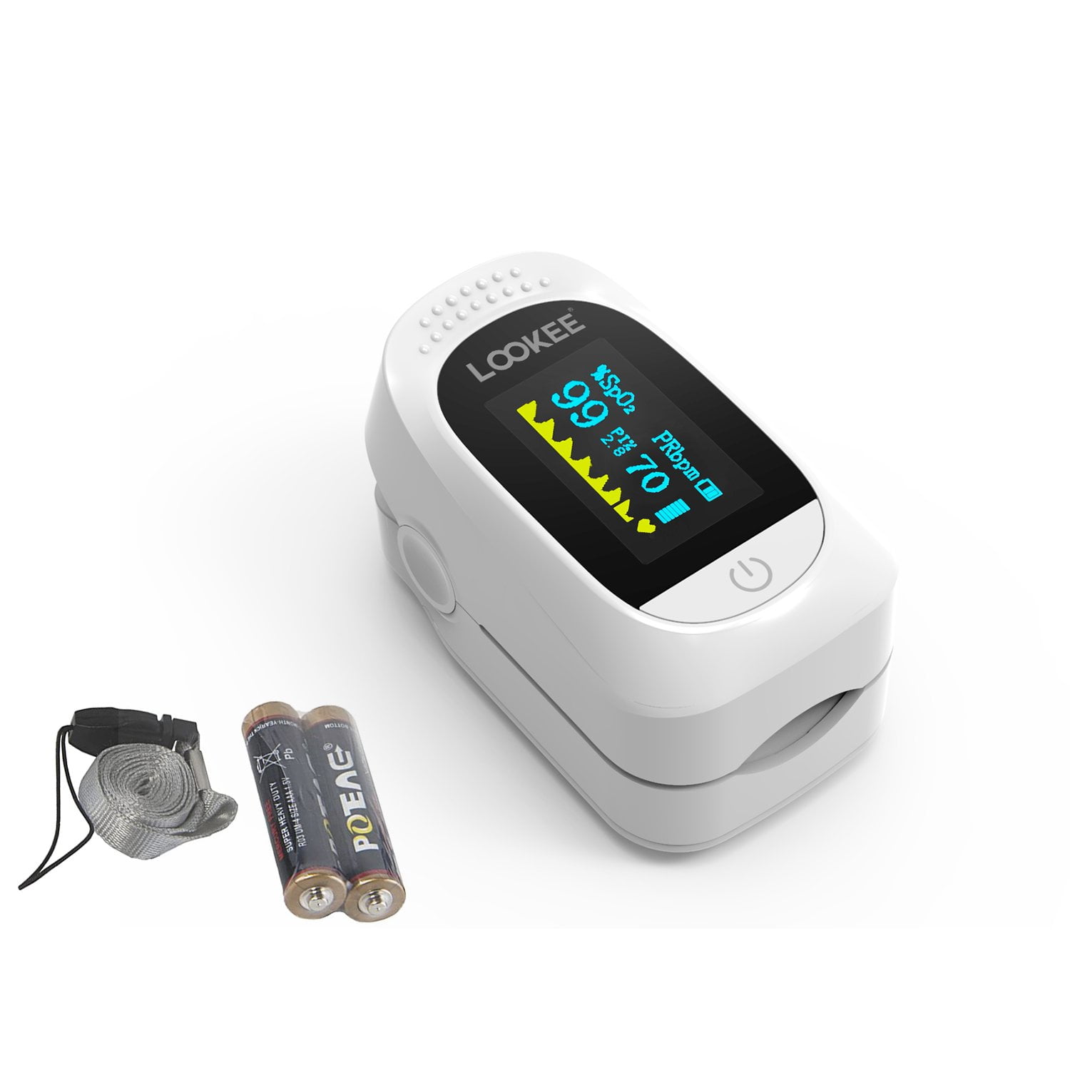 Oximeter Fingertip Medical Blood Heart Pulse Monitor Tracker Personal Oxygen Saturation 
