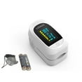 thumbnail image 1 of LOOKEE® C101A2 Deluxe Fingertip Pulse Oximeter | Blood Oxygen Saturation Monitor with Plethysmograph and Perfusion Index | Finger SpO2 Tracker, 1 of 7