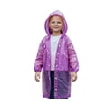 thumbnail image 2 of Impermeable Portátil Para Exteriores Poncho Para Niños 90 cm violeta Unitalla, 2 of 2