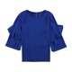 thumbnail image 2 of Blusa con volantes y cremallera trasera Alfani para mujer azul extragrande, 2 of 2