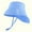 Sky Blue, variant on Herrnalise UPF 50+ Beach Baby Sun Hat Sun Protection Cute Wide Brim Summer Baby Boy Bucket Hats Toddler Sun Hats for Girl