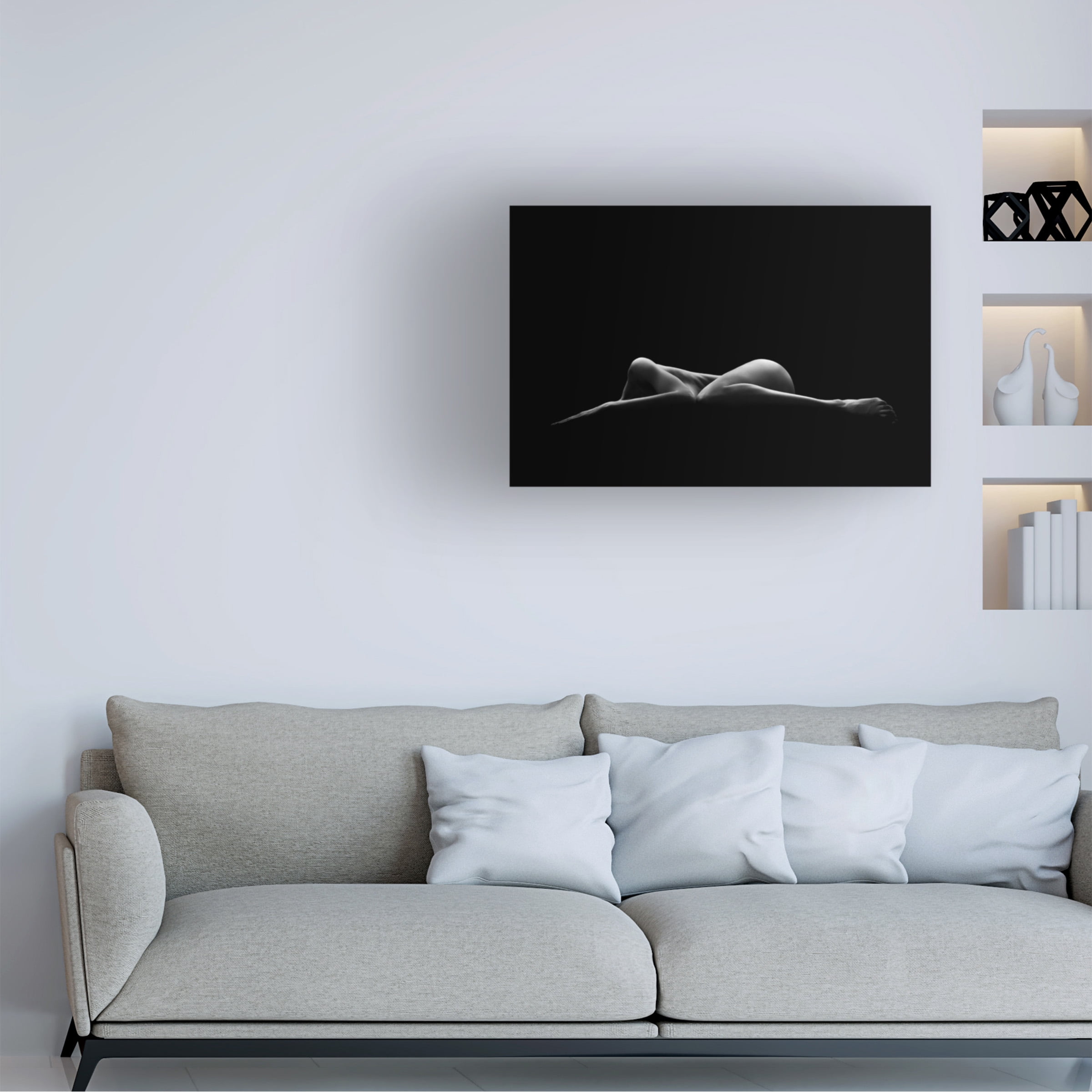 Leon Schroder 'Bodyscape' Canvas Art