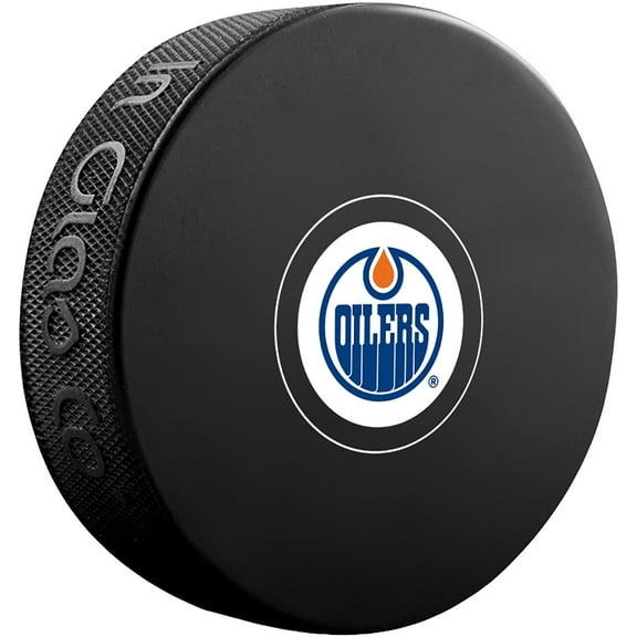 Edmonton Oilers Unsigned InGlasCo Autograph Model Hockey Puck - Fanatics Authentic Certified