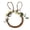 B, variant on CoreLiving Easter Bunny Wreath for Front Door Spring Green Rabbit with Speckled Eggs Twig Embellishments Burlap Style Bow Outdoor Indoor Home Decor Farmhouse Wall Window Mantel