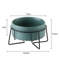 thumbnail image 4 of Pet Bowl Ceramic Neck Protection Spill-proof Cat Bowl Cat Water Bowl with Stand, 4 of 6