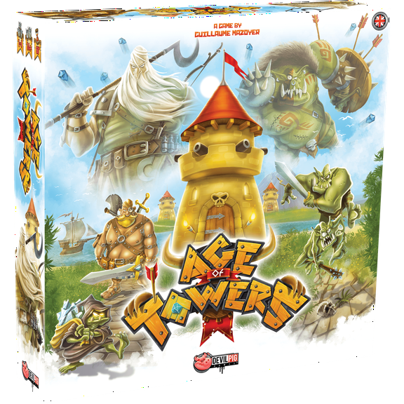 Age of Towers Strategy Board Game for Ages 14 and up, from Asmodee