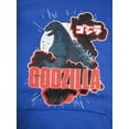 thumbnail image 6 of Godzilla Classic God Art Youth Boy's Royal Blue Hoodie-Medium, 6 of 6