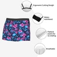 thumbnail image 4 of KLL Blue Skull Flower Men's Cotton Boxer Briefs Underwear-Small, 4 of 8