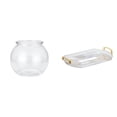 thumbnail image 1 of Pecera Pequeña Transparente Para Peces Pequeños, Adorno Redondo, Cuenco Para Acuario, Florero, Mesa, Oficina, Decoración Del Hogar, Plantas, Bandeja Para Servir, Almacenamiento De Joyas,, 1 of 8