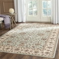thumbnail image 6 of Traditional Rug - Persian Garden Viscose -Light Blue/Ivory Style-B-Color:Light Blue/Ivory,Design:Traditional,Shape:Small Rectangle,Size:4' X 5'-3", 6 of 7