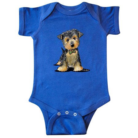 

Inktastic Little Gent Yorkie Gift Baby Boy or Baby Girl Bodysuit