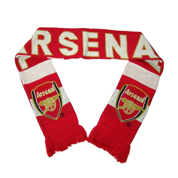 Arsenal FC Official PREMIER LEAGUE 64 inch  Team Logo Scarf by Rhinox