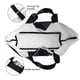 thumbnail image 4 of Disketp Pink White Ocean Waves Bolsa Tote Estampada para Mujer, Bolso de Hombro y de Mano para Compras y Viajes, 4 of 8