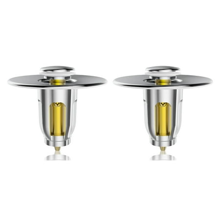 

Bathroom Sink Stopper Core Push Type Basin Pop-Up Drain Filter -2 Pcs
