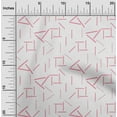 thumbnail image 1 of oneOone Georgette Viscose Fabric Line Geometric Print Fabric By Yard 42 Inch Wide, 1 of 4