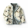 thumbnail image 1 of AAMILIFE Boys Polar Fleece Warm Coat Zip-up Lightweight Long Sleeve Jacket, 1 of 2