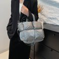 thumbnail image 3 of Satchel Purse Bag Puffer para Mujeres Correa Acolchada Ajustable Purso Hinchado El Gym Viajes, 3 of 9