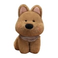 thumbnail image 3 of Peluche de cachorro de West White Terrier, compacto, para decoración del hogar, de dibujos animados, suave, realista, regalo para niñas y niños. marrón 25cm, 3 of 10