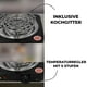 thumbnail image 4 of Estufa EléCtrica Premium Individual 1000W-5 Niveles de Potencia Estufa EléCtrica SóLida Superior Individual para Oficina, en el Camino y Enchufe de la UE para el Hogar, 4 of 5