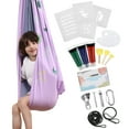 thumbnail image 2 of Friendly Cuddle Indoor Sensory Swing for Kids Indoor Outdoor – Double-Layer & 360° Swivel, Calming Compression Therapy Swing Hammock for Adults with All Hardware, 2 of 12