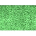 thumbnail image 1 of Ahgly Company Indoor Rectangle Persian Emerald Green Traditional Area Rugs, 8' x 12', 1 of 4