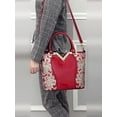 thumbnail image 4 of UKAP Ladies Tote Bags Large Capacity Shoulder Bag Top Handle Handbags Classical Gift Crossbody Purses Red, 4 of 6