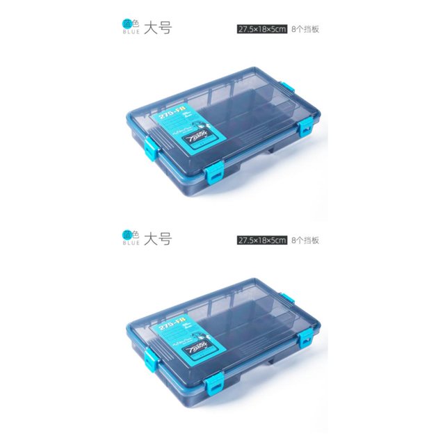 Naiovety Cajas de aparejos de pesca en solución de almacenamiento de aparejos de pesca accesorios de aparejos de pesca caja de Kit de pesca Type6 NO6