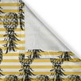 thumbnail image 6 of Ambesonne Fruits Valance & Curtain, Modern Pineapple Motif, 55"x30", Earth Yellow White, 6 of 6