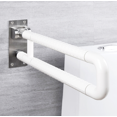 thumbnail image 5 of Pasamanos de Seguridad Abatibles Antideslizante Acero Inoxidable Baño Barra de Apoyo con Círculos Luminosos Inodoro Asistente de Soporte para Ancianos Discapacitado Mujer Embarazada,White WSX 9024736120024, 5 of 5