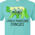 thumbnail image 4 of Inktastic Smoky Mountains, Tennessee- Mountains and Bear Shape T-Shirt, 4 of 5