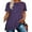 #2 Purple, variant on LANREMON Women Plus Size tops Summer t shirts Tunic for Women Crew Neck Short Sleeve Flowy Oversized T Shirts Blouse Pink 24 Plus