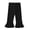 Black, variant on XBASW Toddler Baby Girls Flare Pants Solid Color Trousers for Girls Stretch Flare Leggings Summer Bell Bottoms for Kids 6M-6T